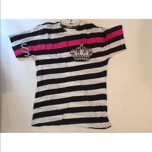 Subscript Shirt Tee Rare! $68 stripe crown M